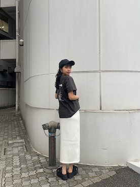 上原優香さん(レディース・163cm)の春コーディネート