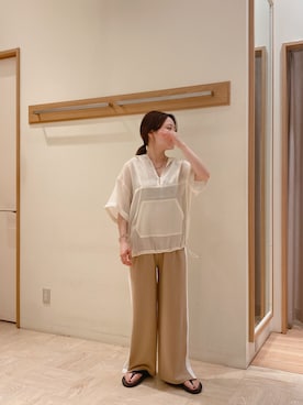 「fredyemue」｜NAO TAKAHASHIさん（レディース・158cm）の夏コーディネート