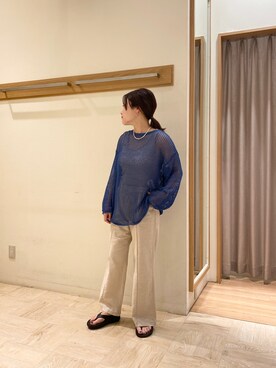 「fredyemue」｜NAO TAKAHASHIさん（レディース・158cm）の夏コーディネート