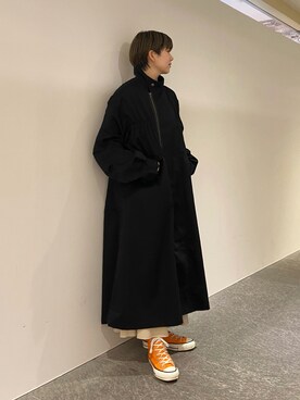 「kbf_ootd」｜「アイテム（ミリタリージャケット）」を使った、まこさん（レディース・160cm）の秋コーディネート