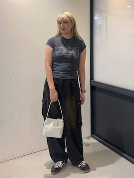 「NOT4NERD（ノットフォーナード）のアイテム（トップス）」を使った、ぬんさん（レディース・169cm）の秋コーディネート