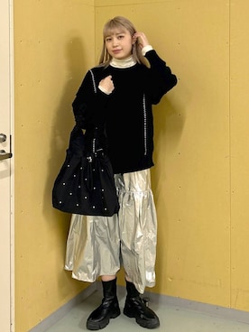 ぬんさん（レディース・169cm）の冬コーディネート