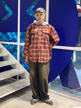「ALAND（エーランド）のアイテム」を使った、ぬんさん（レディース・169cm）の秋コーディネート