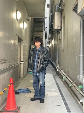 「FOXのアイテム」を使った、ivl8zkさん（メンズ・168cm）の春コーディネート