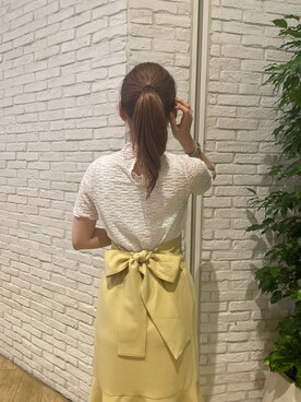 hana【骨格ナチュラル/イエベ春】さん（レディース・154cm）の夏コーディネート