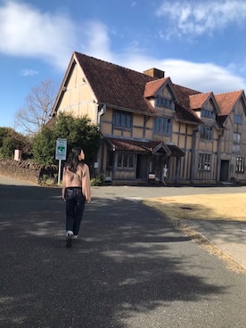 「HOKA（ホカ）のアイテム」を使った、dochichiさん（レディース・166cm）の春コーディネート