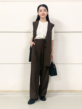 saho(低身長コーデ)さん(レディース・150cm)の秋コーディネート