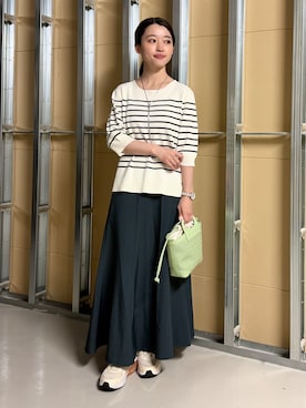 「THE SHOP TK （ザ ショップ ティーケー ）のアイテム」を使った、saho(低身長コーデ)さん（レディース・150cm）の春コーディネート