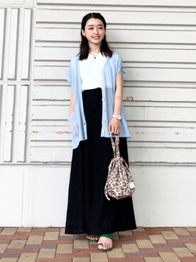 saho(低身長コーデ)さん(レディース・150cm)の夏コーディネート