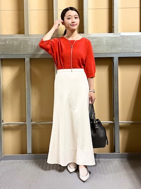 「THE SHOP TK （ザ ショップ ティーケー ）のアイテム」を使った、saho(低身長コーデ)さん（レディース・150cm）の春コーディネート