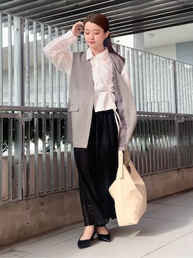 saho(低身長コーデ)さん(レディース・150cm)の春コーディネート
