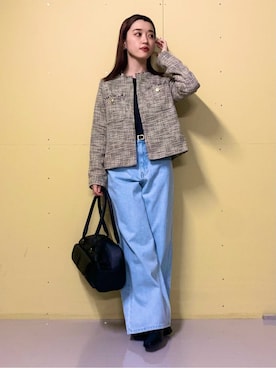 saho(低身長コーデ)さん(レディース・150cm)の冬コーディネート