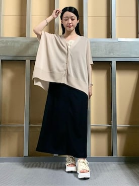 saho(低身長コーデ)さん(レディース・150cm)の夏コーディネート