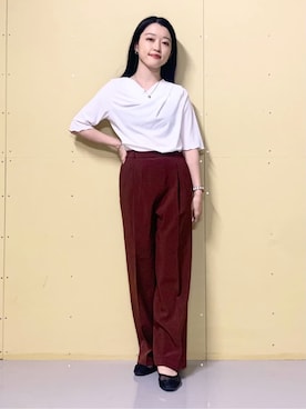 saho(低身長コーデ)さん（レディース・150cm）の春コーディネート