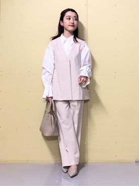 saho(低身長コーデ)さん(レディース・150cm)の冬コーディネート