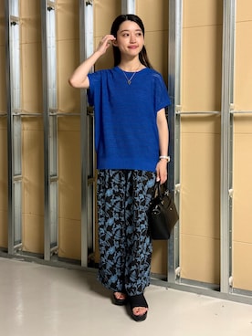 saho(低身長コーデ)さん(レディース・150cm)の夏コーディネート
