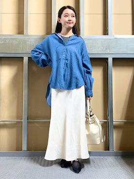 saho(低身長コーデ)さん（レディース・150cm）の春コーディネート