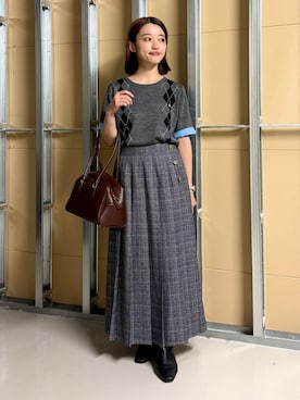 saho(低身長コーデ)さん(レディース・150cm)の秋コーディネート