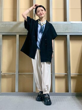 saho(低身長コーデ)さん(レディース・150cm)の夏コーディネート