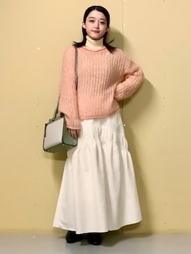 saho(低身長コーデ)さん(レディース・150cm)の冬コーディネート