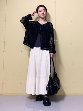 saho(低身長コーデ)さん(レディース・150cm)の春コーディネート