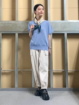 saho(低身長コーデ)さん(レディース・150cm)の夏コーディネート