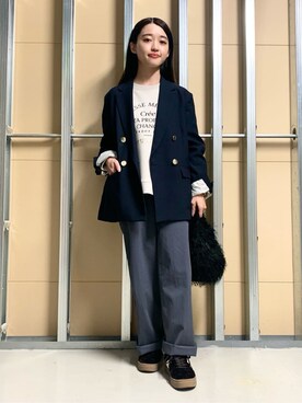 saho(低身長コーデ)さん（レディース・150cm）の秋コーディネート