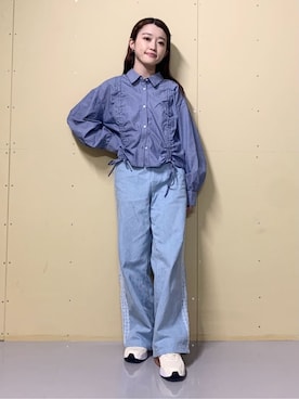 saho(低身長コーデ)さん（レディース・150cm）の春コーディネート