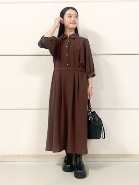 saho(低身長コーデ)さん(レディース・150cm)の秋コーディネート