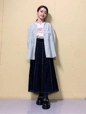 saho(低身長コーデ)さん(レディース・150cm)の春コーディネート