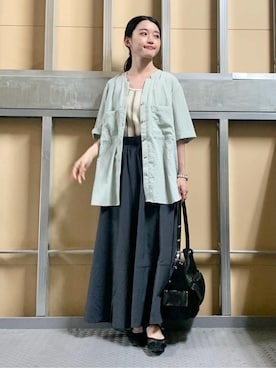 saho(低身長コーデ)さん（レディース・150cm）の夏コーディネート