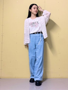 saho(低身長コーデ)さん(レディース・150cm)の春コーディネート