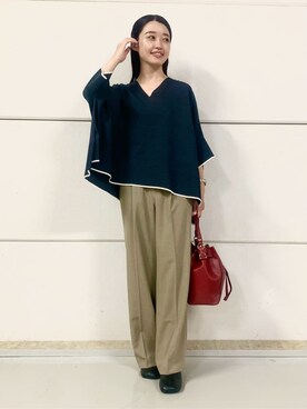 saho(低身長コーデ)さん(レディース・150cm)の秋コーディネート