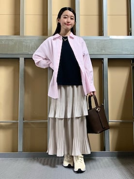 saho(低身長コーデ)さん（レディース・150cm）の冬コーディネート