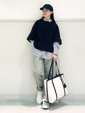 saho(低身長コーデ)さん（レディース・150cm）の冬コーディネート