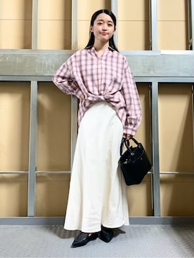 saho(低身長コーデ)さん(レディース・150cm)の春コーディネート