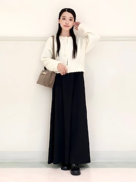「アイテム（ワンピース/ドレス）」を使った、saho(低身長コーデ)さん（レディース・150cm・20代）の秋コーディネート