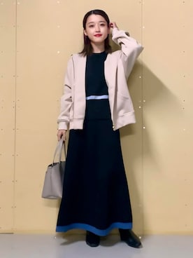 saho(低身長コーデ)さん（レディース・150cm）の冬コーディネート