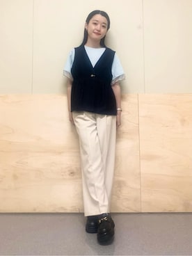 saho(低身長コーデ)さん(レディース・150cm)の春コーディネート