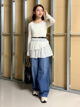 saho(低身長コーデ)さん（レディース・150cm）の秋コーディネート