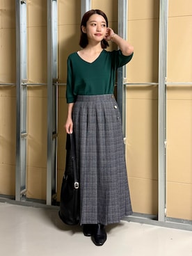 saho(低身長コーデ)さん(レディース・150cm)の秋コーディネート