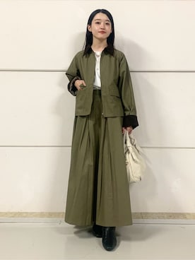 saho(低身長コーデ)さん(レディース・150cm)の秋コーディネート