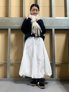 saho(低身長コーデ)さん(レディース・150cm)の冬コーディネート