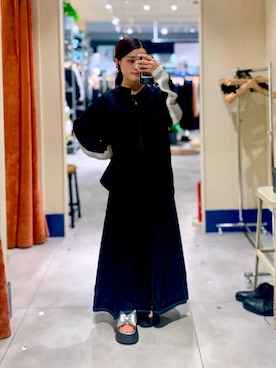 「アイテム（ワンピース/ドレス）」を使った、saho(低身長コーデ)さん（レディース・150cm・20代）の夏コーディネート