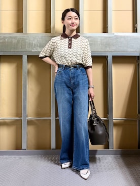 saho(低身長コーデ)さん(レディース・150cm)の春コーディネート