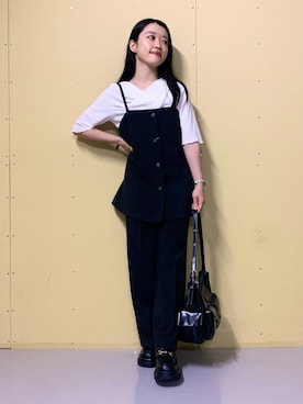 saho(低身長コーデ)さん(レディース・150cm)の春コーディネート