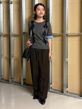 「THE SHOP TK （ザ ショップ ティーケー ）のアイテム（ショルダーバッグ）」を使った、saho(低身長コーデ)さん（レディース・150cm）の夏コーディネート