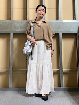 saho(低身長コーデ)さん(レディース・150cm)の夏コーディネート