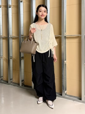 saho(低身長コーデ)さん（レディース・150cm）の春コーディネート