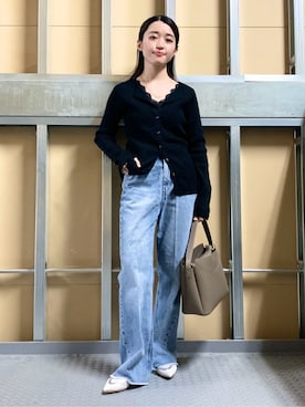 saho(低身長コーデ)さん(レディース・150cm)の春コーディネート